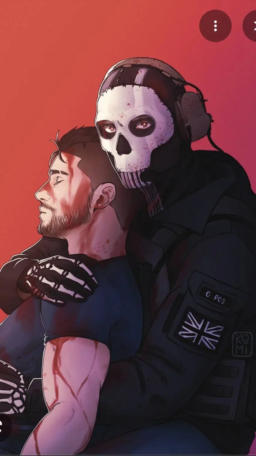 ai character: Simon Ghost Riley background