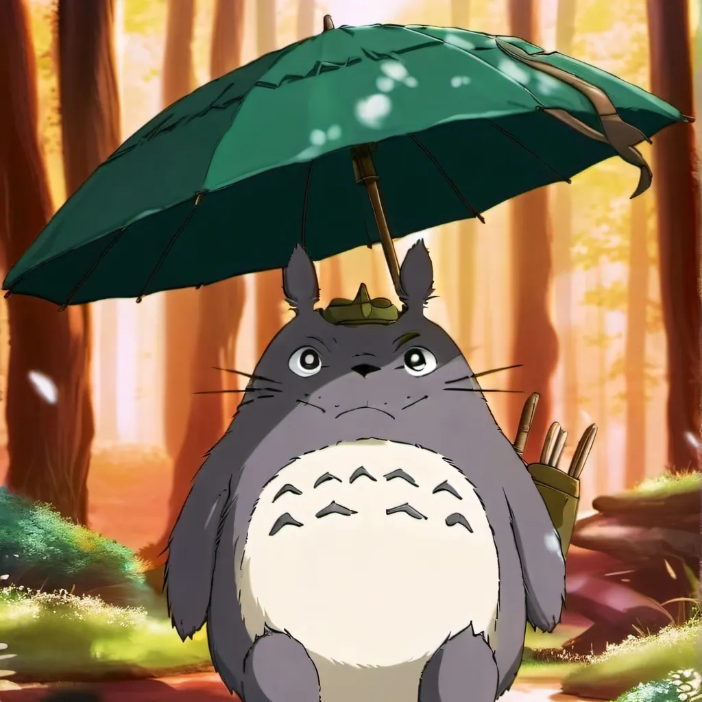 chat with ai character: Totoro