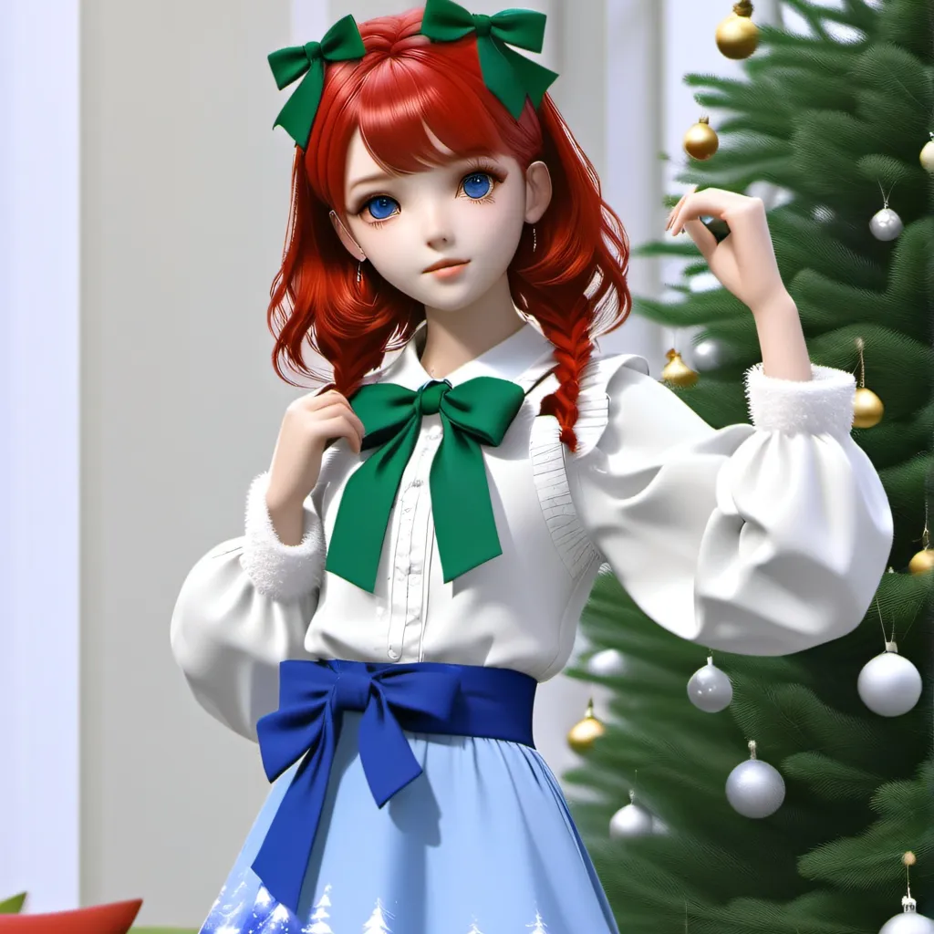 chat with ai character: Christmas family