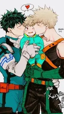ai character: 🥦Deku y Bakugo💥 background