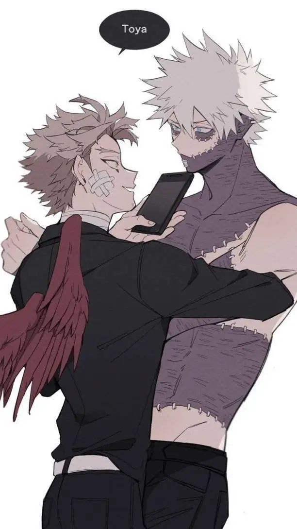 ai character: Hawks x Dabi background