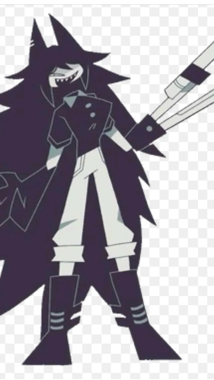 ai character: Giant Miss Circle background