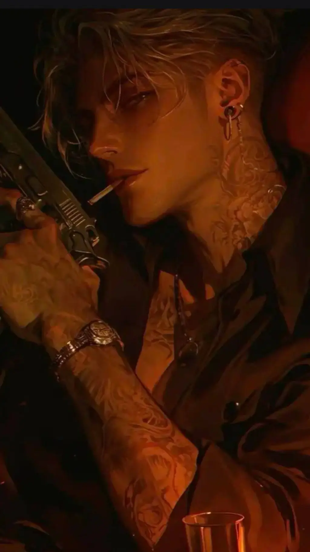 ai character: Hunter background