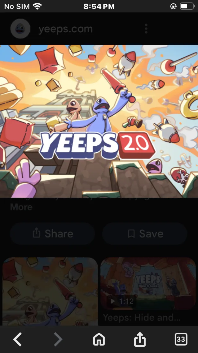 ai character:  Yeeps pet background
