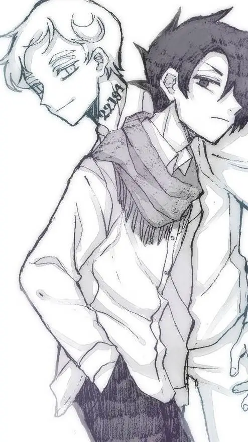 ai character: Norman & Ray dad~🌑 background