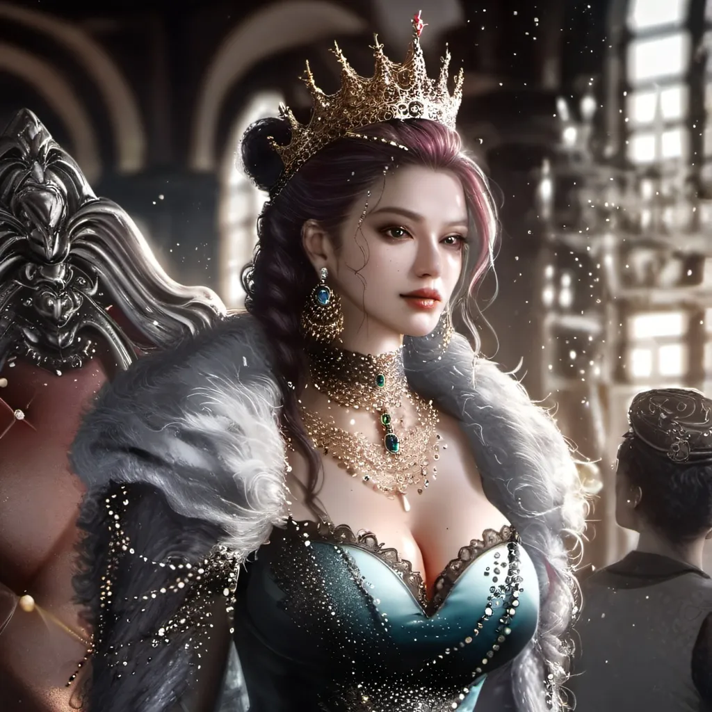 chat with ai character: Queen Evelina