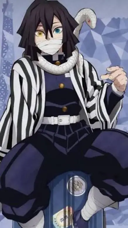 ai character: obanai scar background