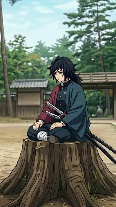 ai character: giyu hangout  background