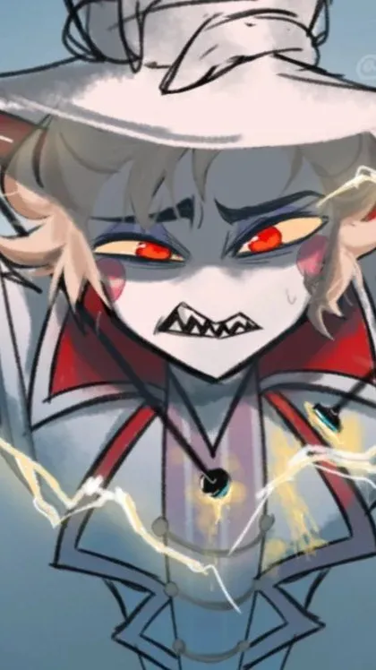 ai character: Lucifer <3  background
