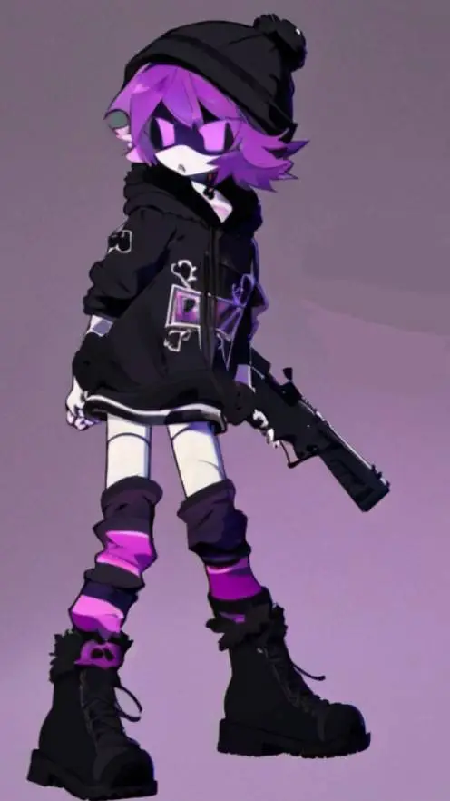 ai character: Uzi background