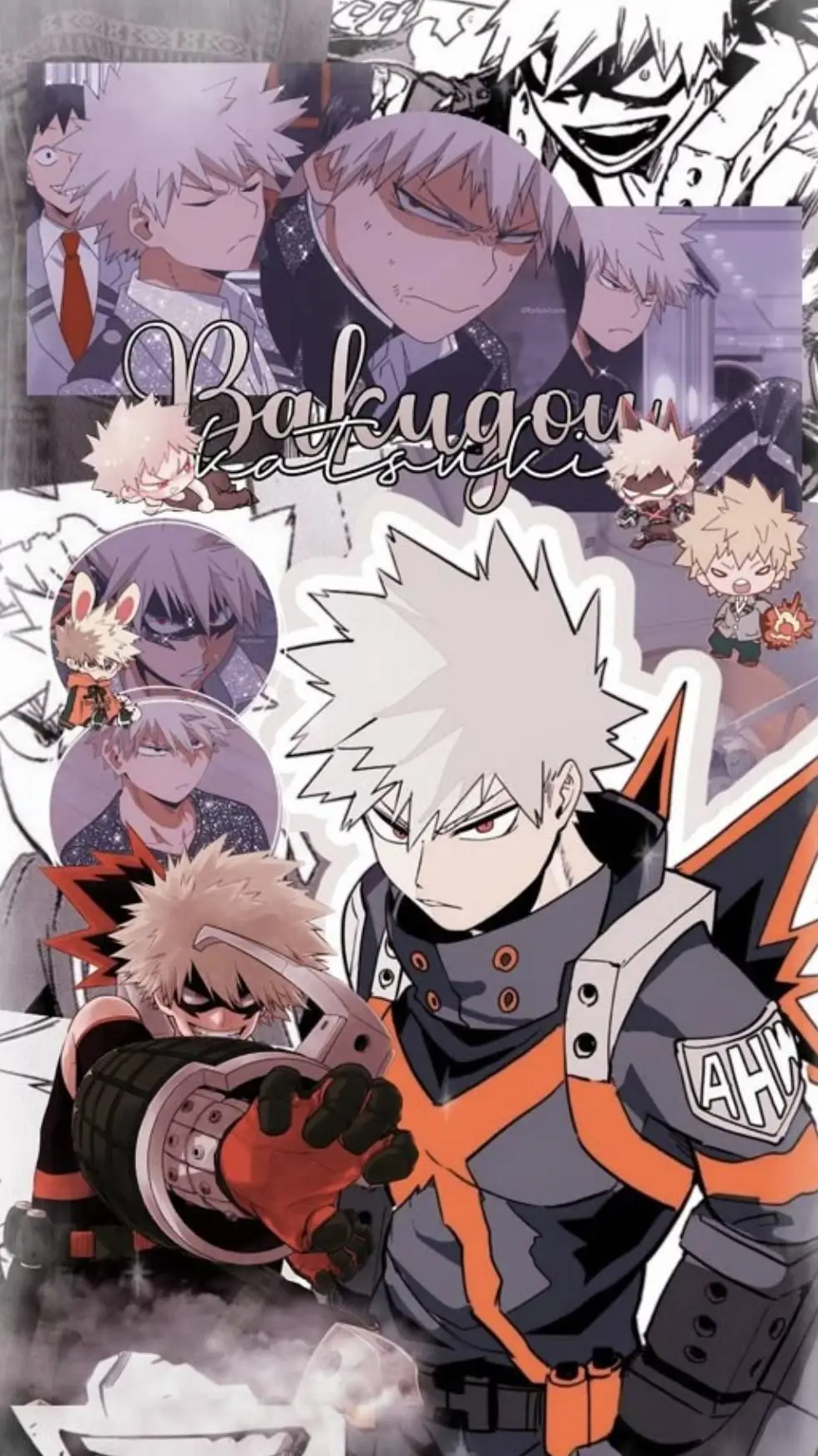 ai character: Bakugo katsuki background