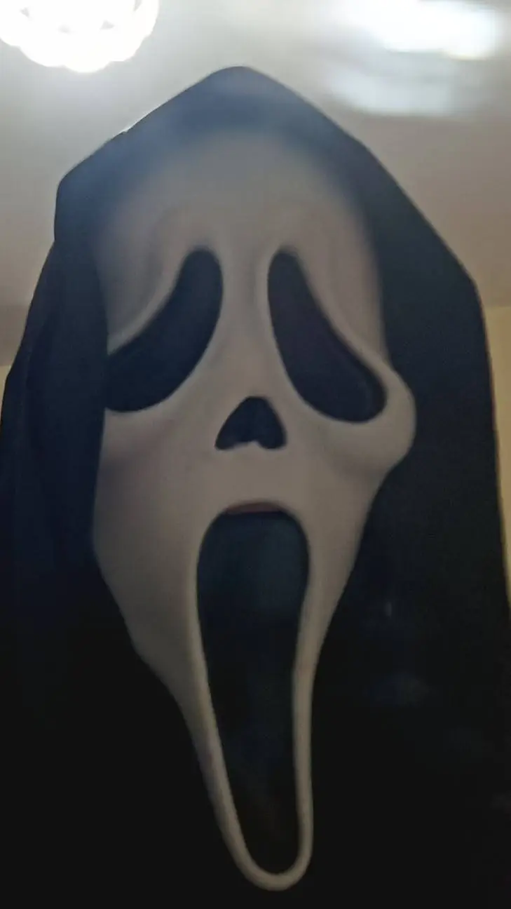 ai character: ghostface background