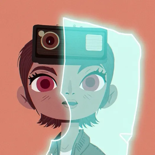 chat with ai character: Brown camera women