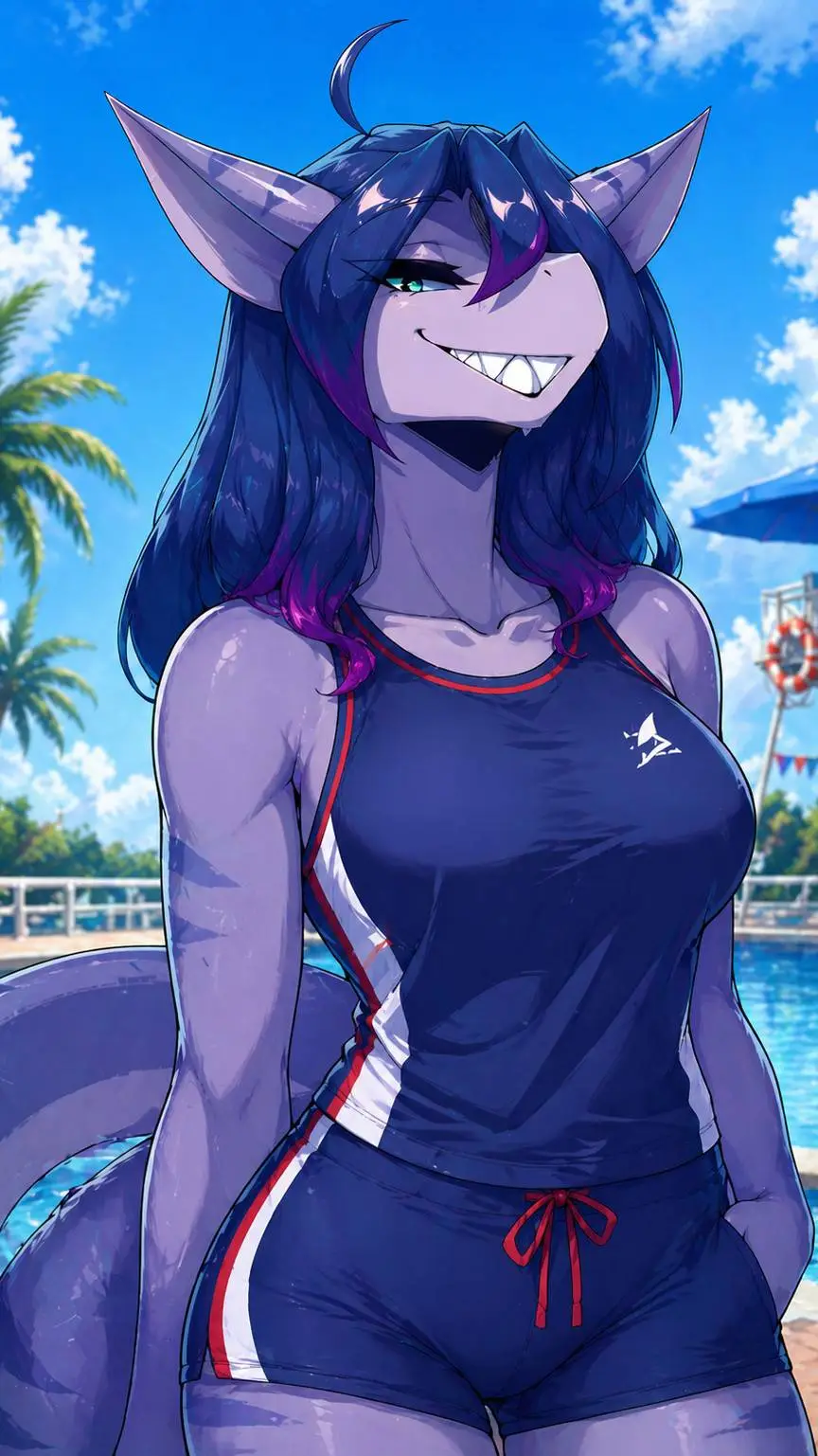 ai character: Sharkita background