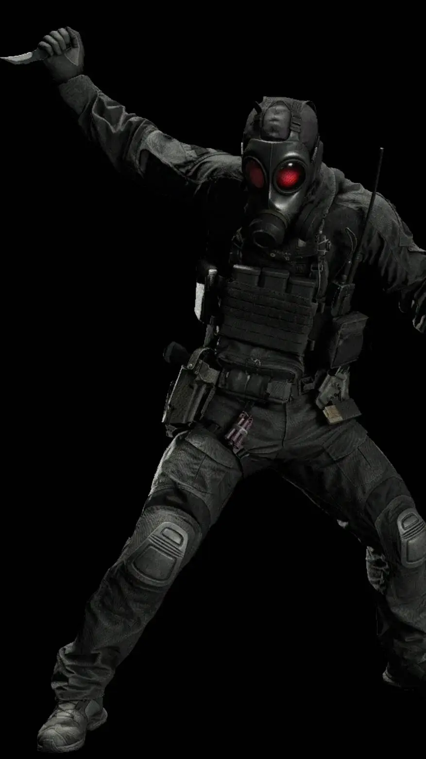 ai character: commander....re9 background