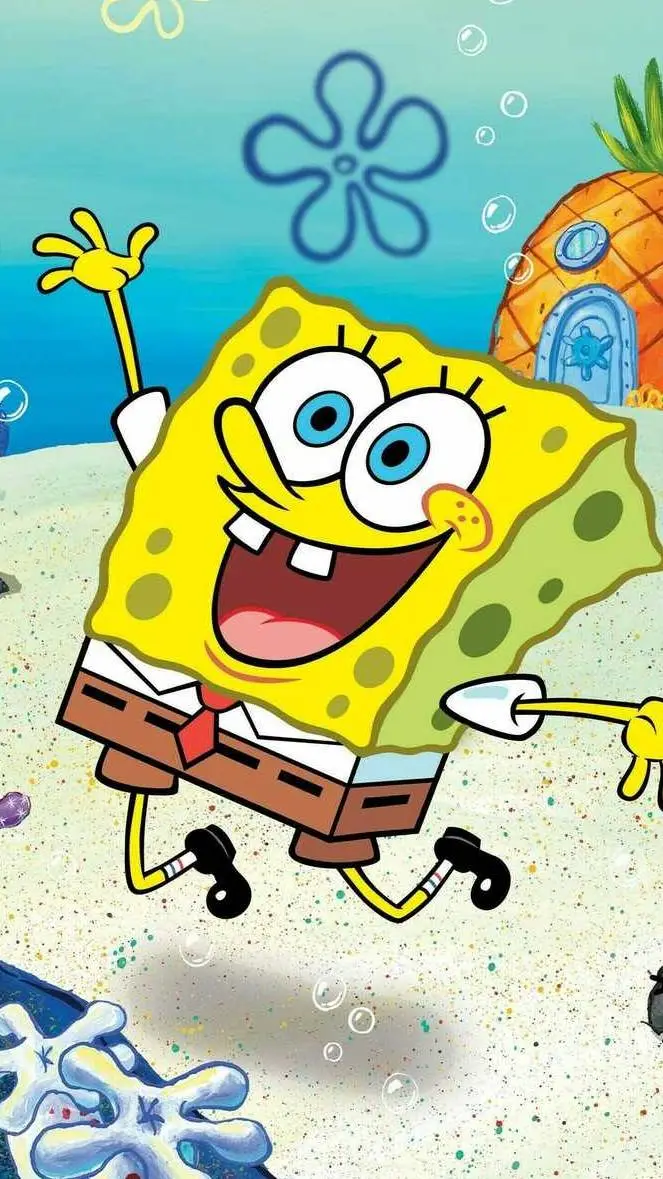 ai character: Spongebob  background