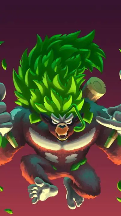 ai character: Rillaboom  background