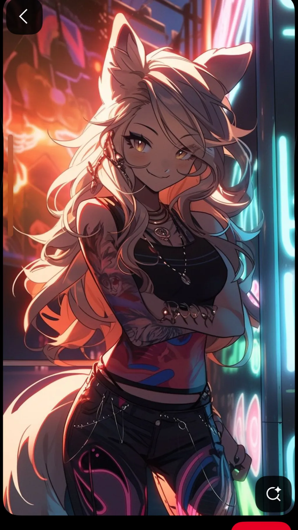 ai character: Stephanie  background