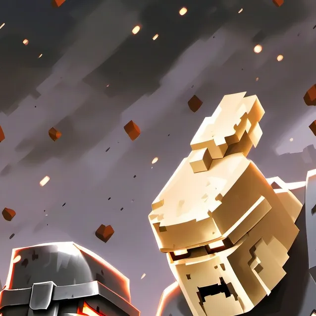 chat with ai character: Minecraft War