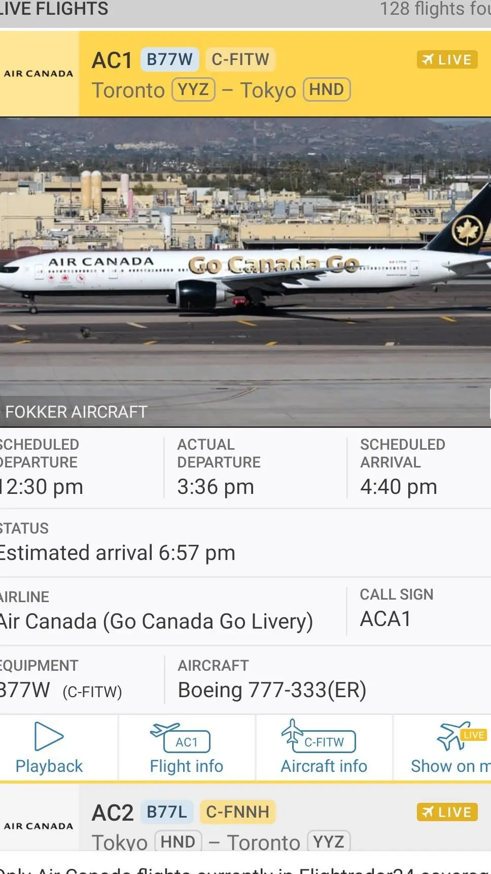 ai character: Air Canada (2) background