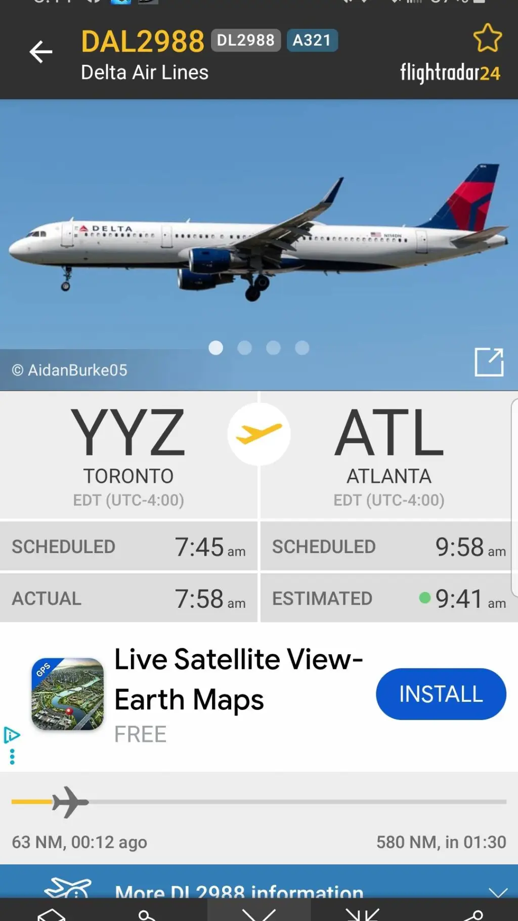ai character: Delta Airlines background