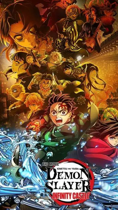 ai character: KNY X JJK background