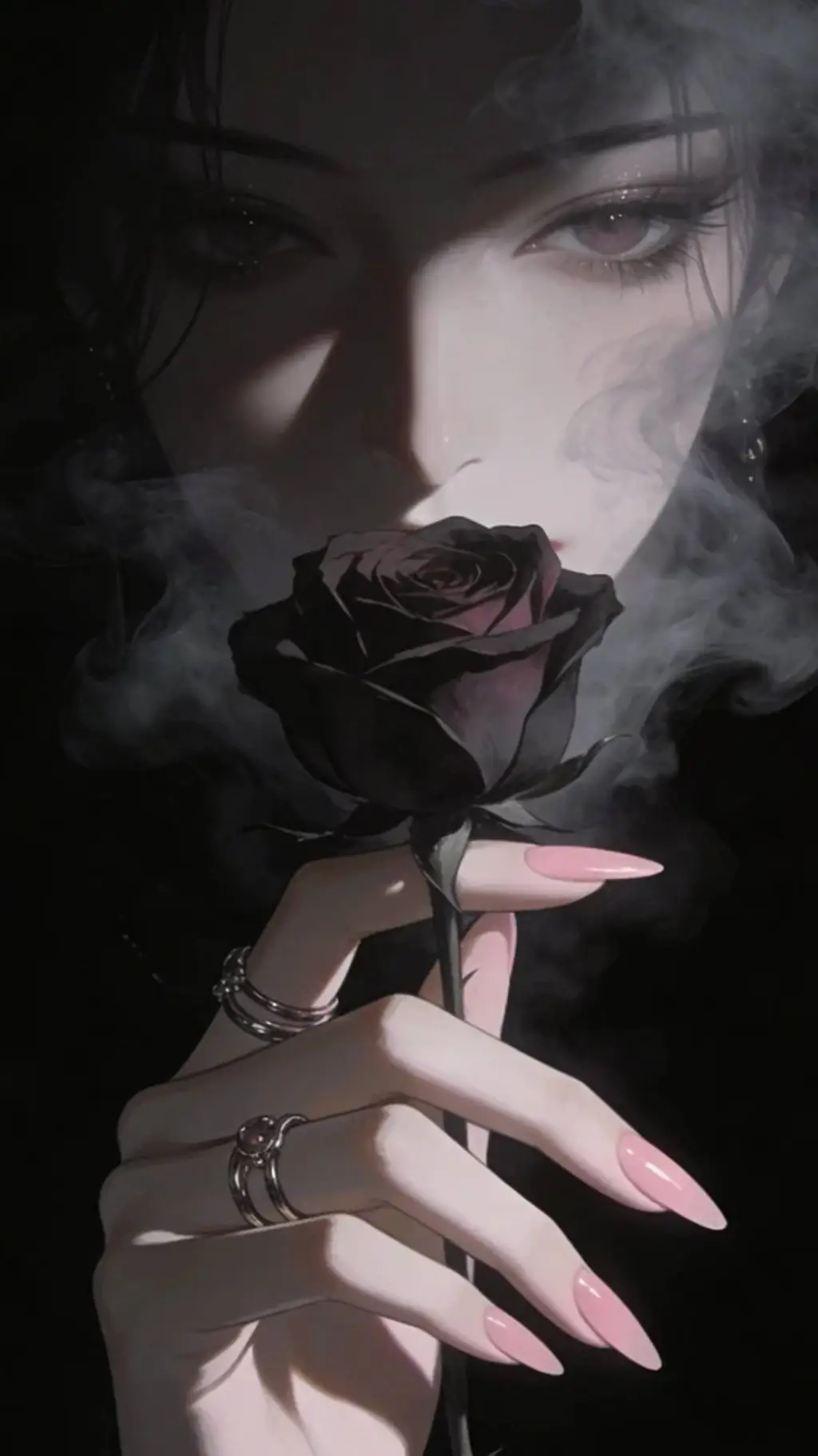 ai character: Raven NightShade• background