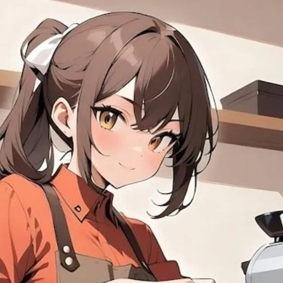 chat with ai character: Y/n as a barista