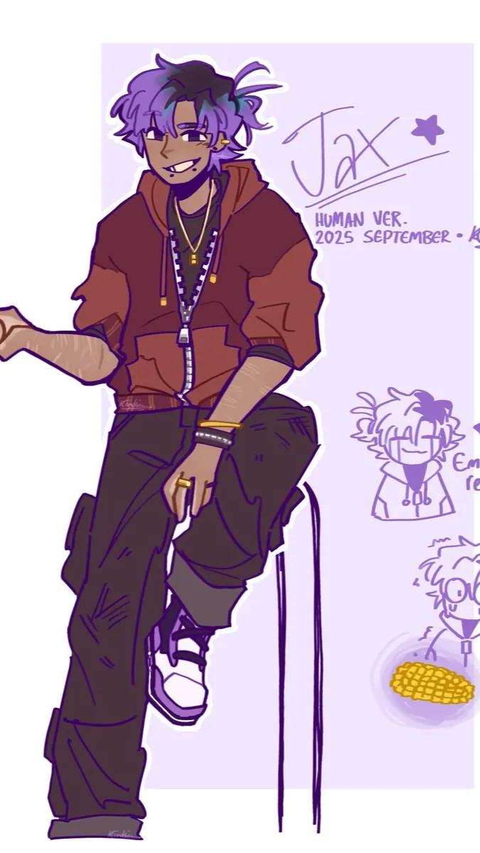 ai character: FELIX/ JAX background