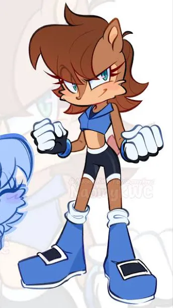 ai character: Sally acorn background