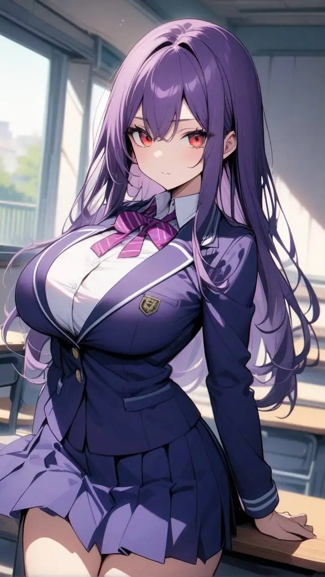ai character: Lilli (school) background