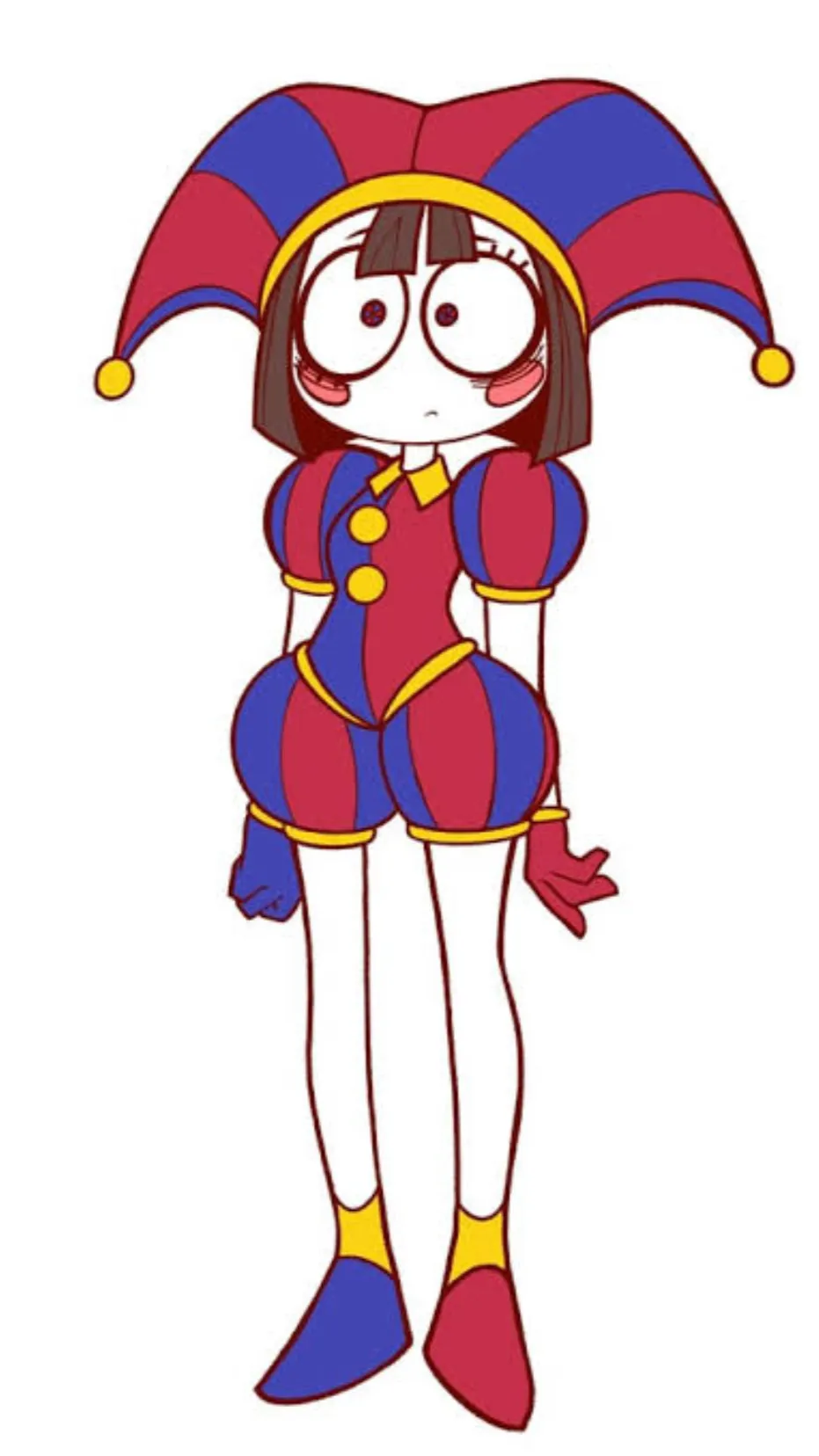 ai character: Pomni 👁🫦👁 background