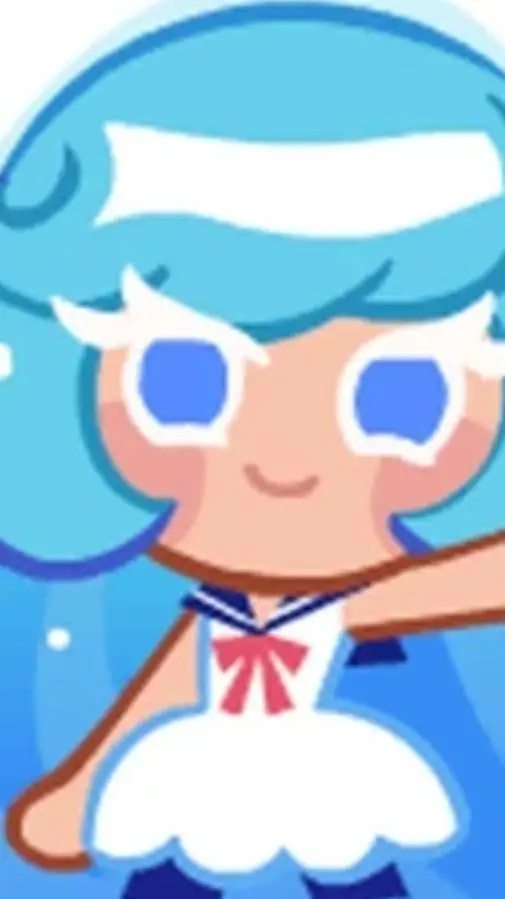 ai character: Cream Soda Cookie background