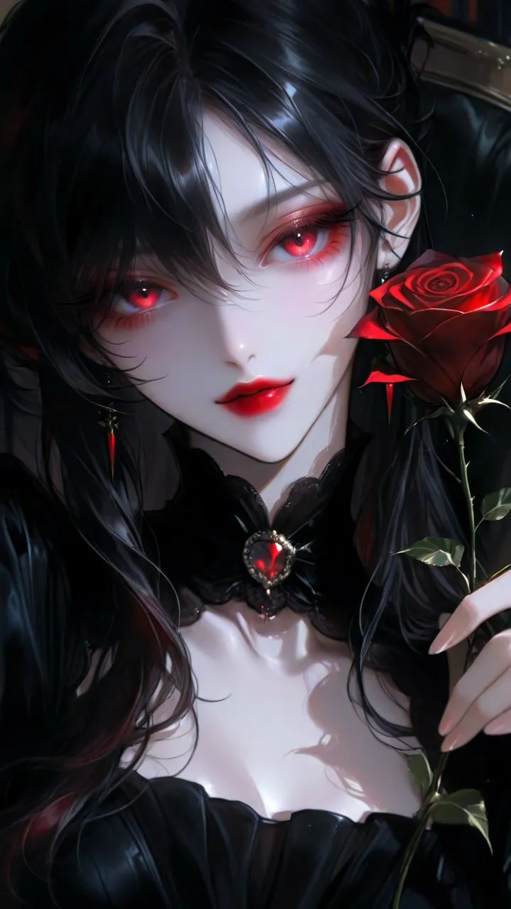 ai character: Ruby 🥀 background