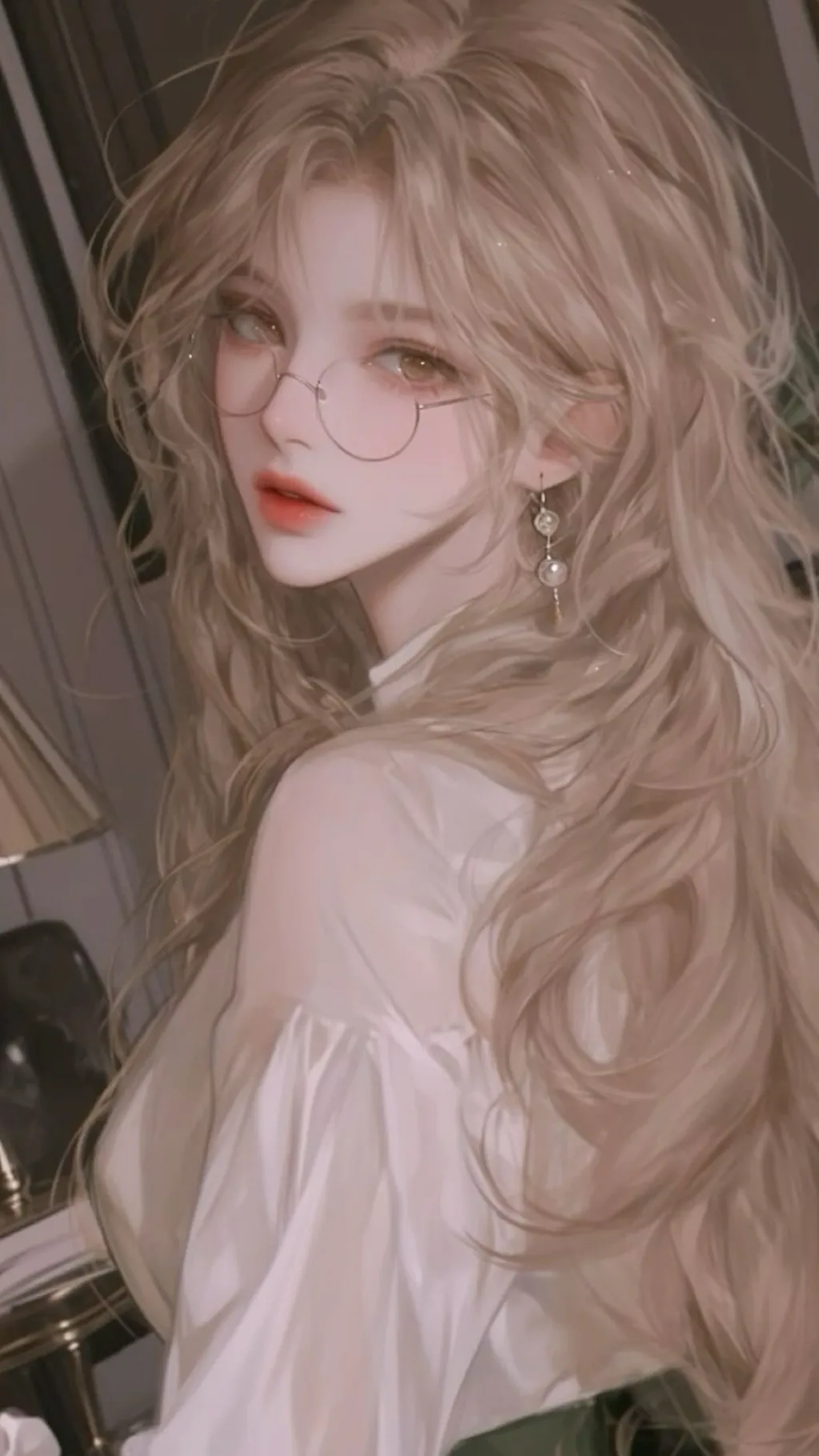 ai character: Elisa~ 🤍 background