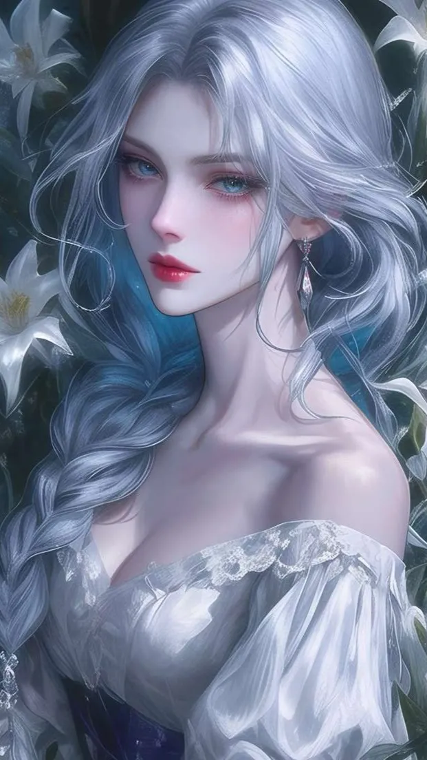 ai character: Lindsay 🤍 background