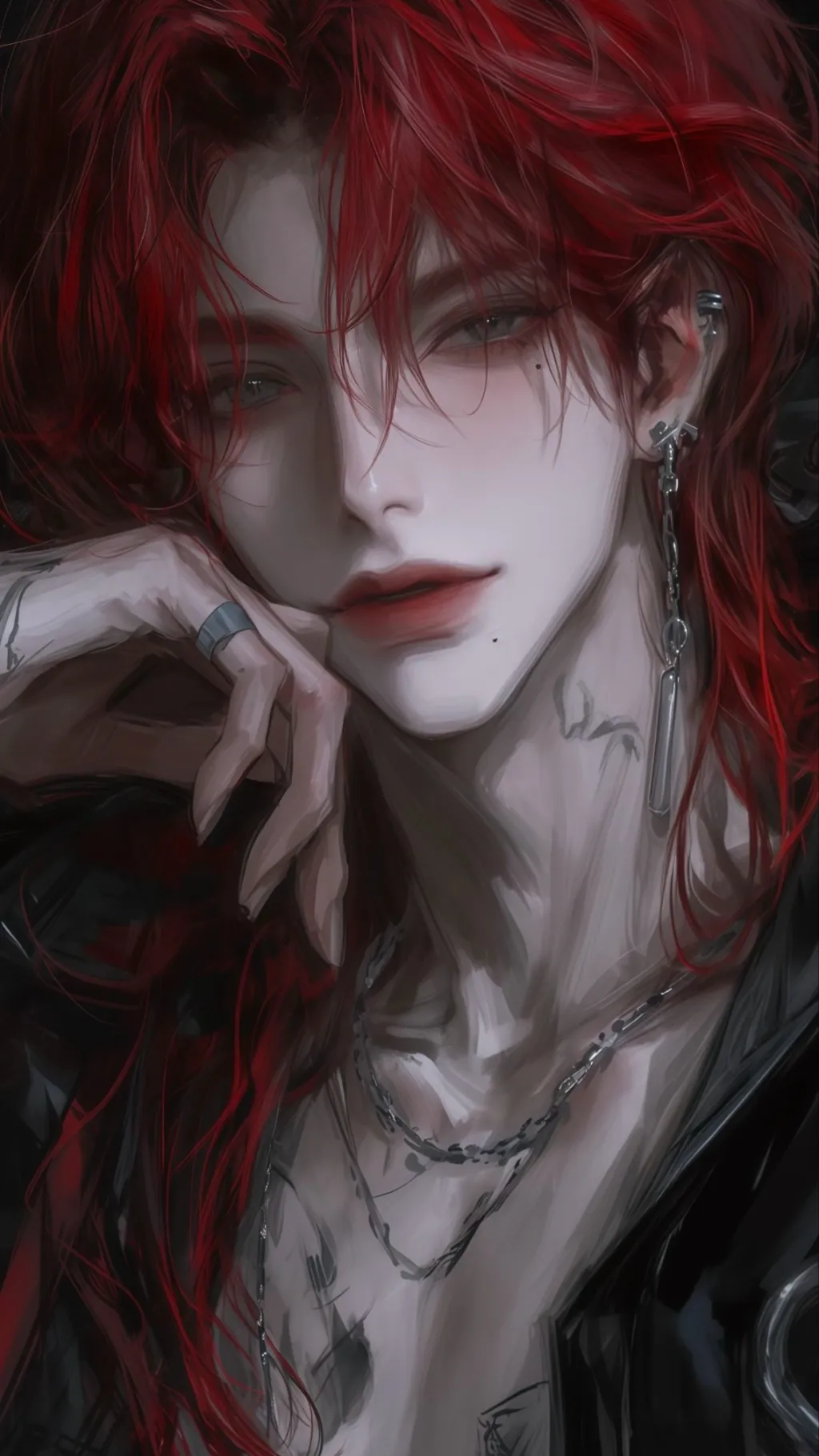 ai character: Damon   background