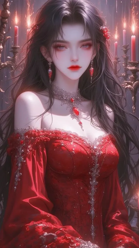 ai character: Elvira ❤️‍🔥 background