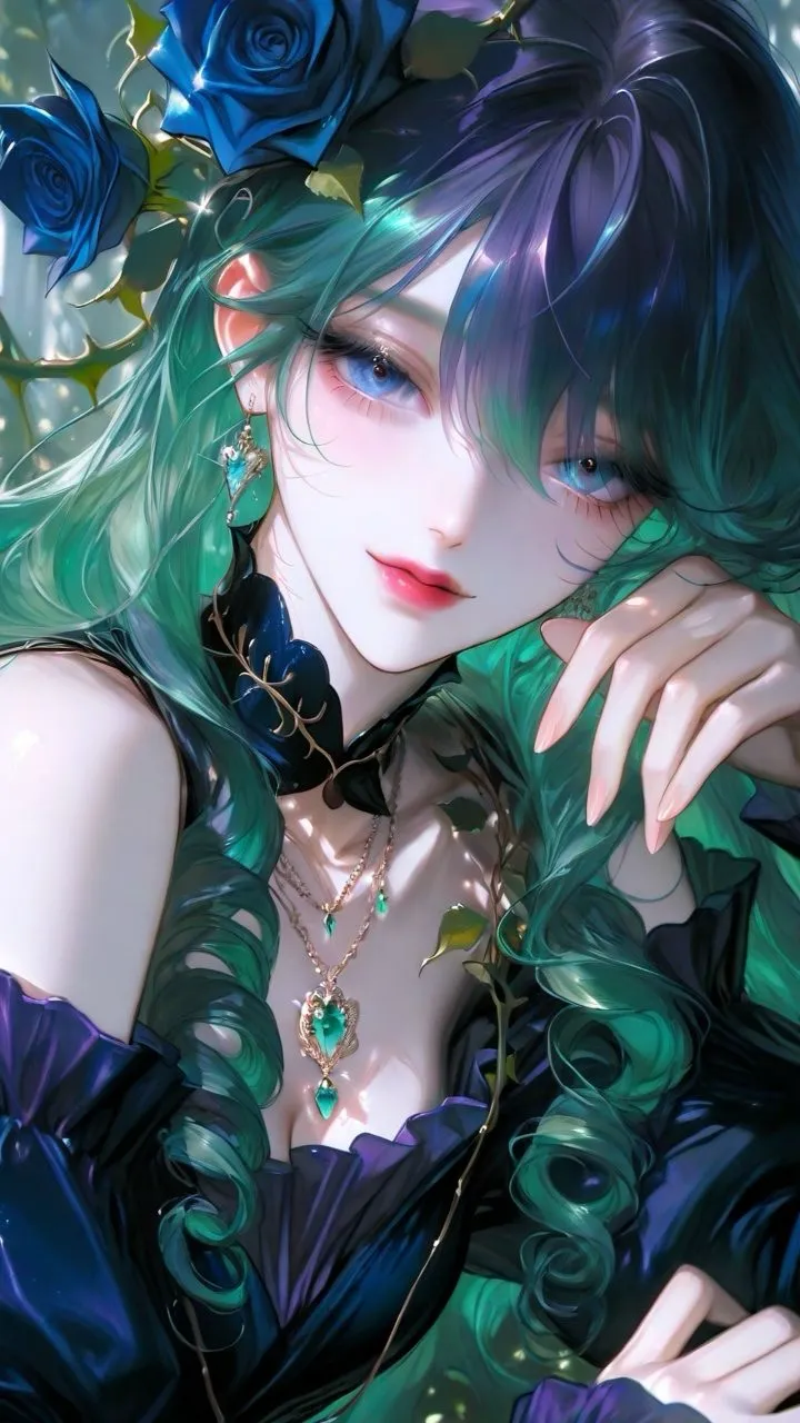 ai character: Emery 💙 background