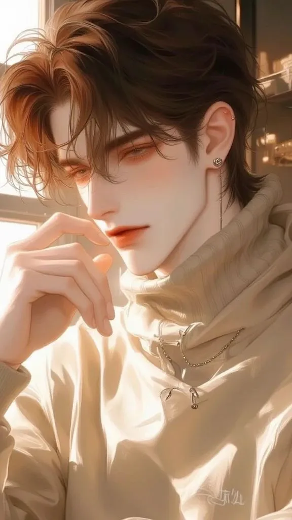 ai character: Adrien  background