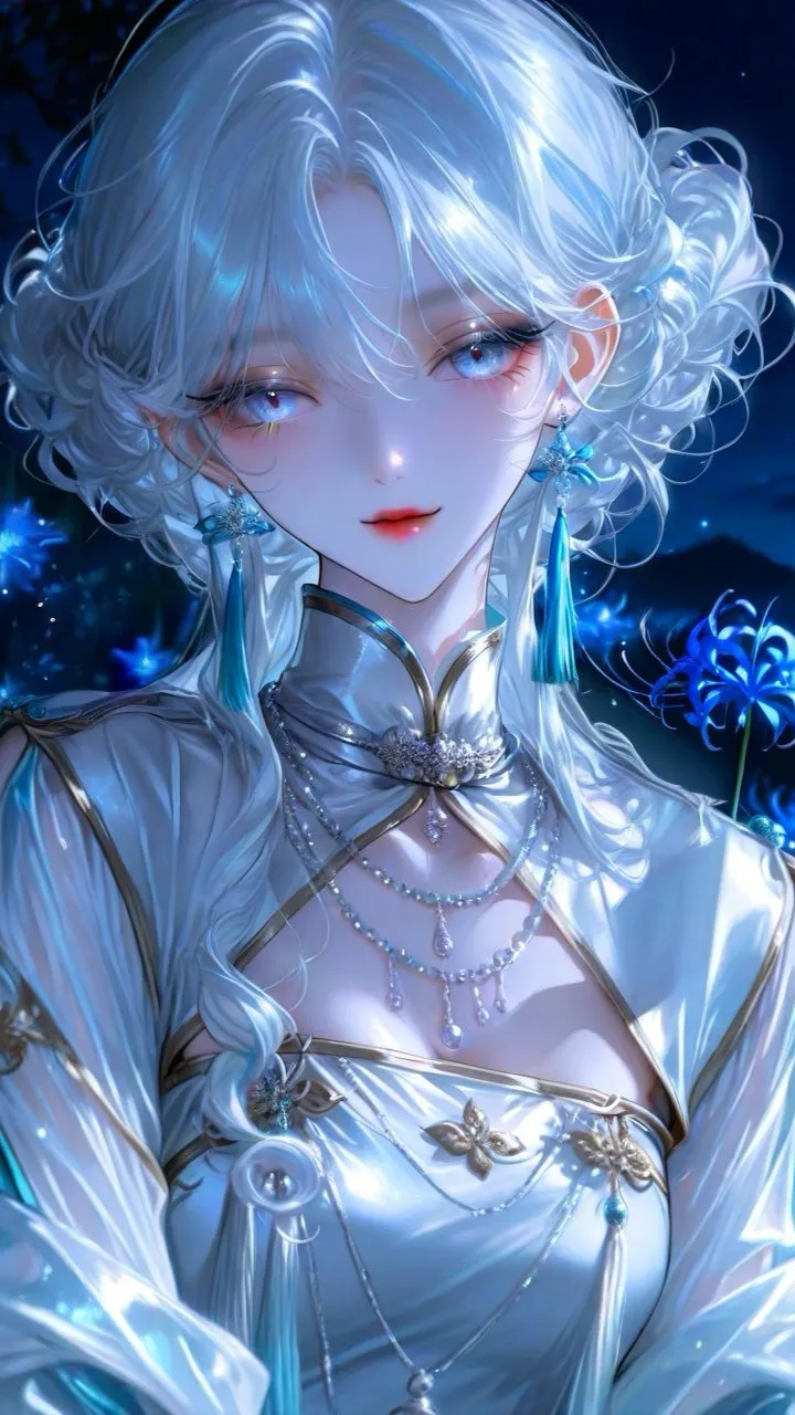 ai character: Luna 🩵 background