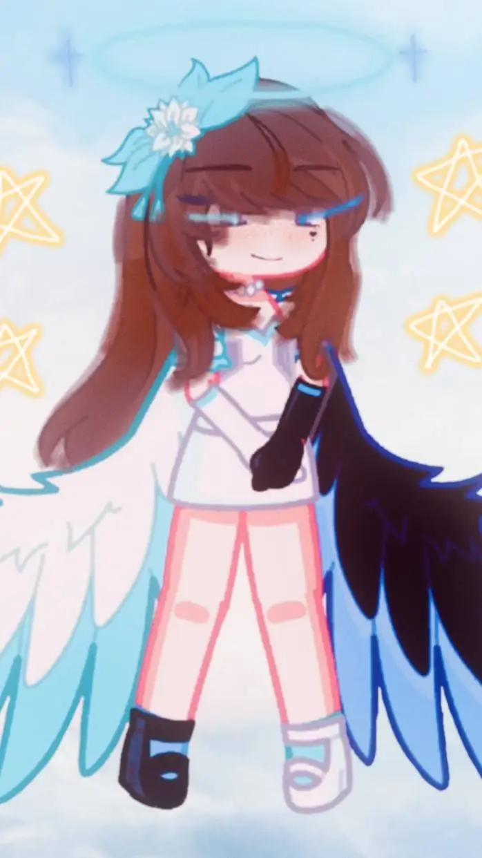ai character: 🤍Anika The Angel🤍 background