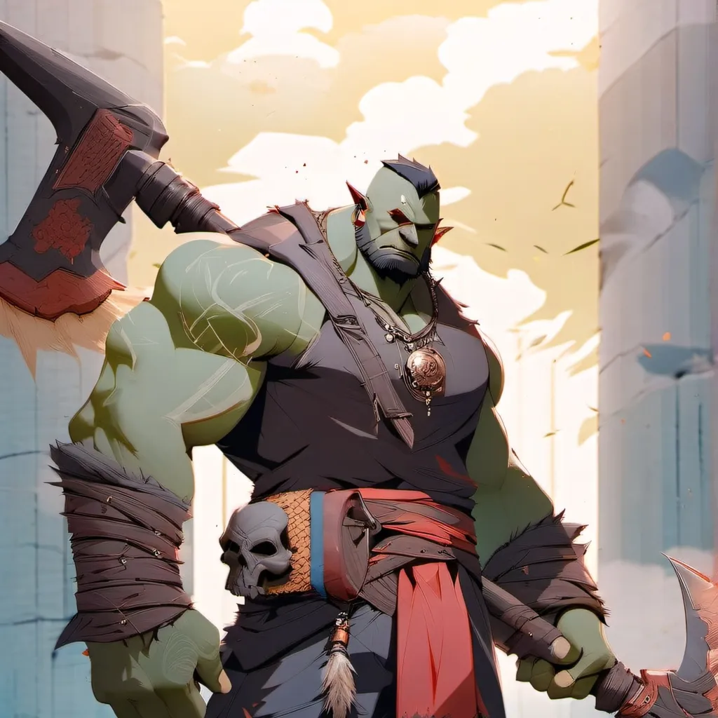 chat with ai character: Orluck Stormbow
