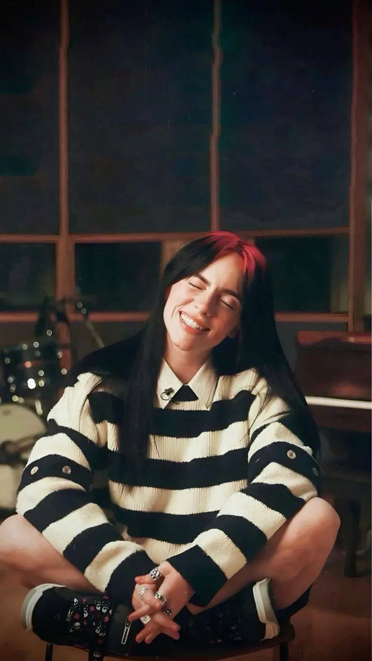 ai character: Billie Eilish background