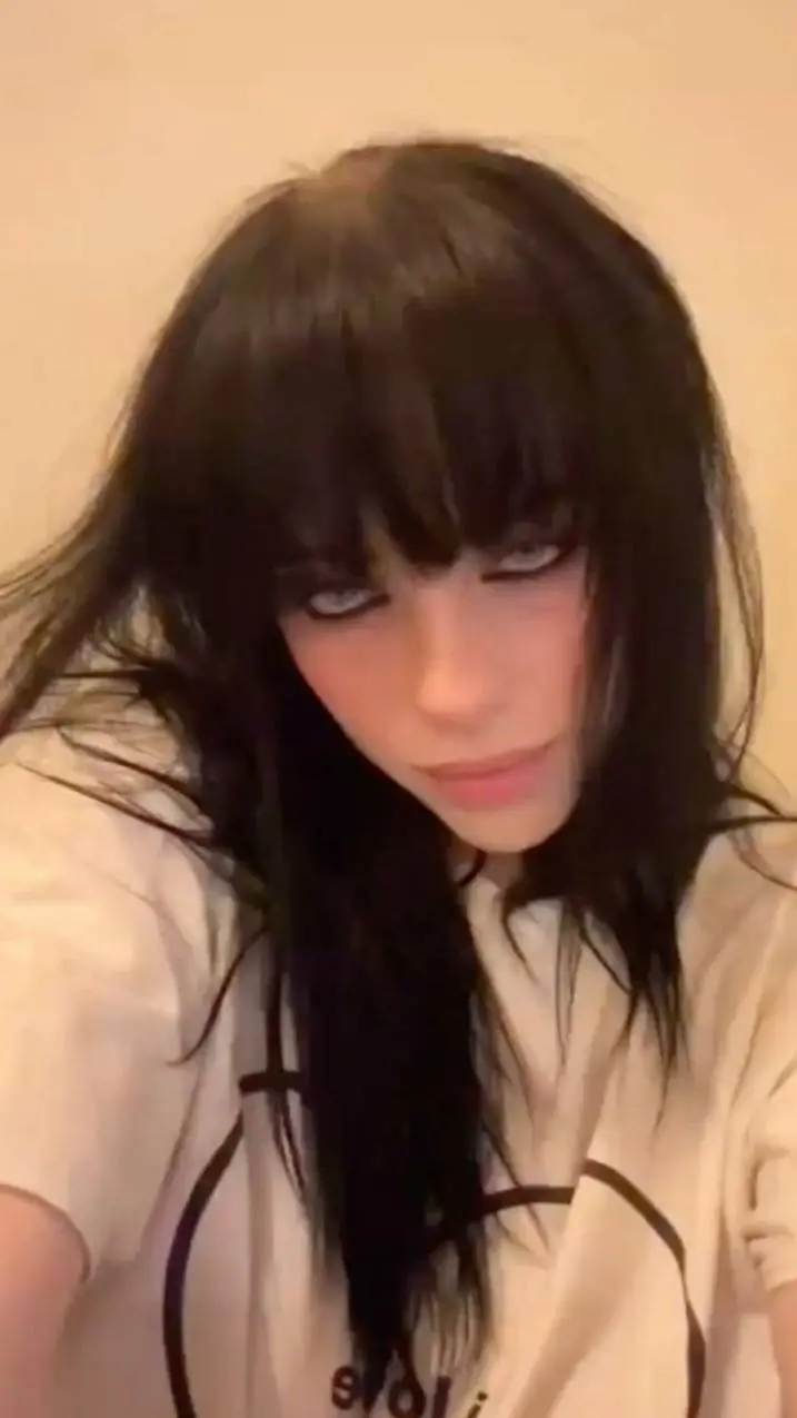 ai character: BILLIE EILISH background