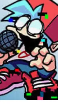 ai character: pibby glitch bf background