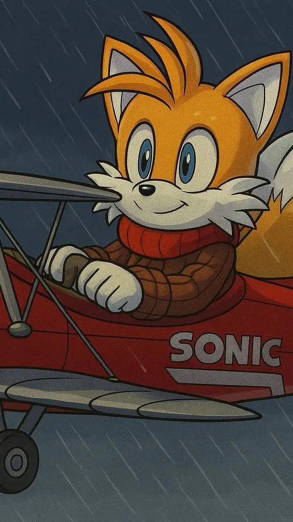 ai character: Tails The Fox background
