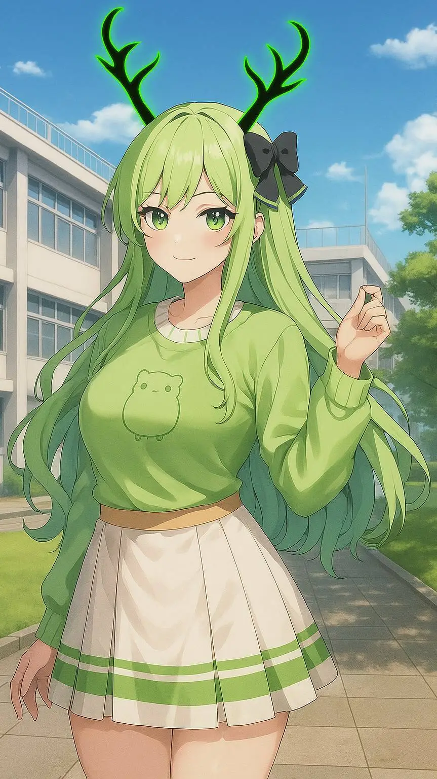 ai character: 💚 Missal 💚 background