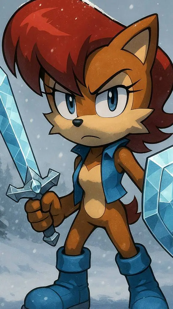 ai character: Sally Acorn background