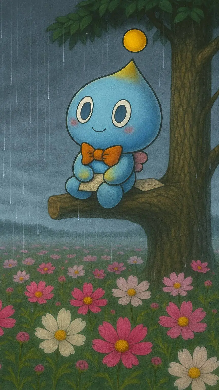 ai character: Cheese The Chao background